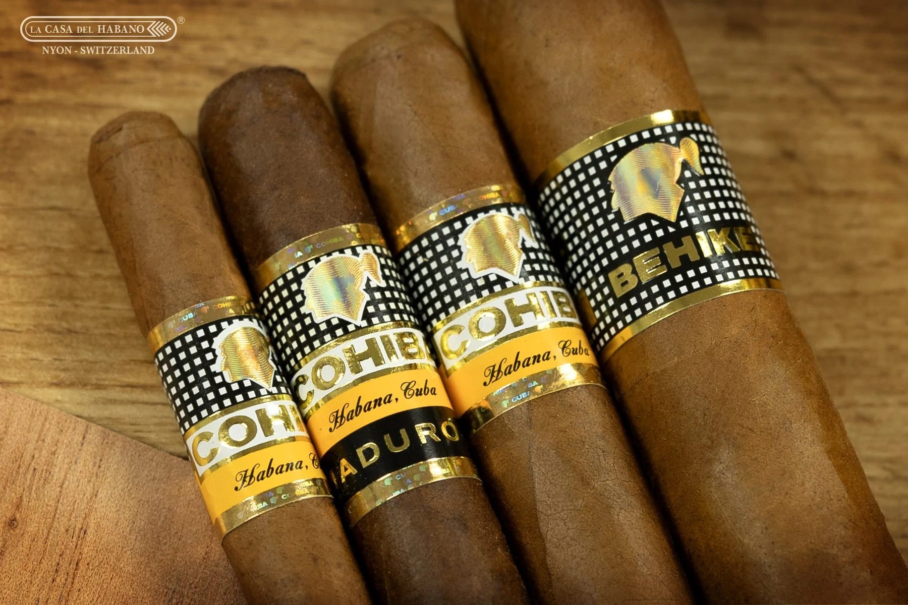 Cohiba cigars in the supplied La Casa del Habano Nyon photograph